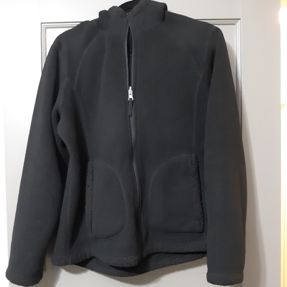 Free Country  black reversible fleece jacket